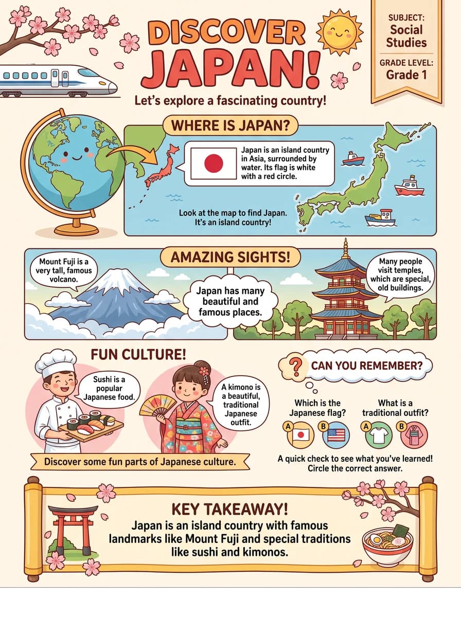 Worksheet: Discover Japan